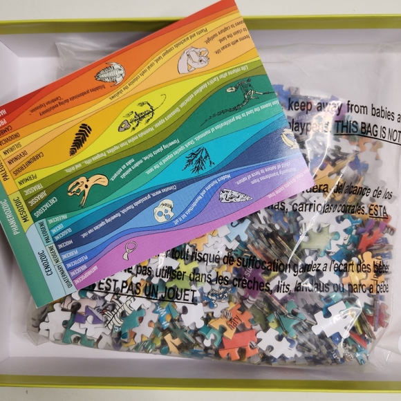 Geologic Time Jigsaw Puzzle 1000 Pieces Reduced Glare Matte Finish - Picture 4 of 8